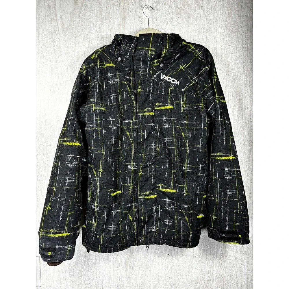 Volcom Nimbus Snowboard Jacket S Black Ski Coat Snow‎ Winter Unisex Streetwear